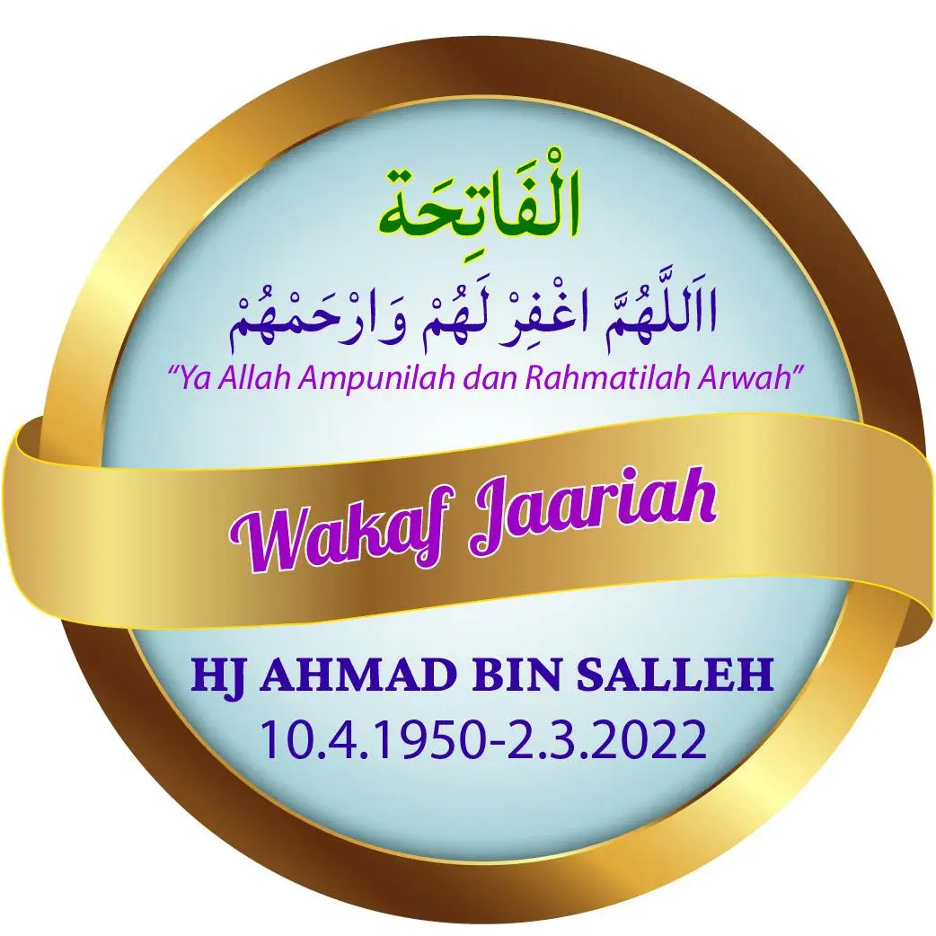 Stiker Wakaf Jaariah 100pcs